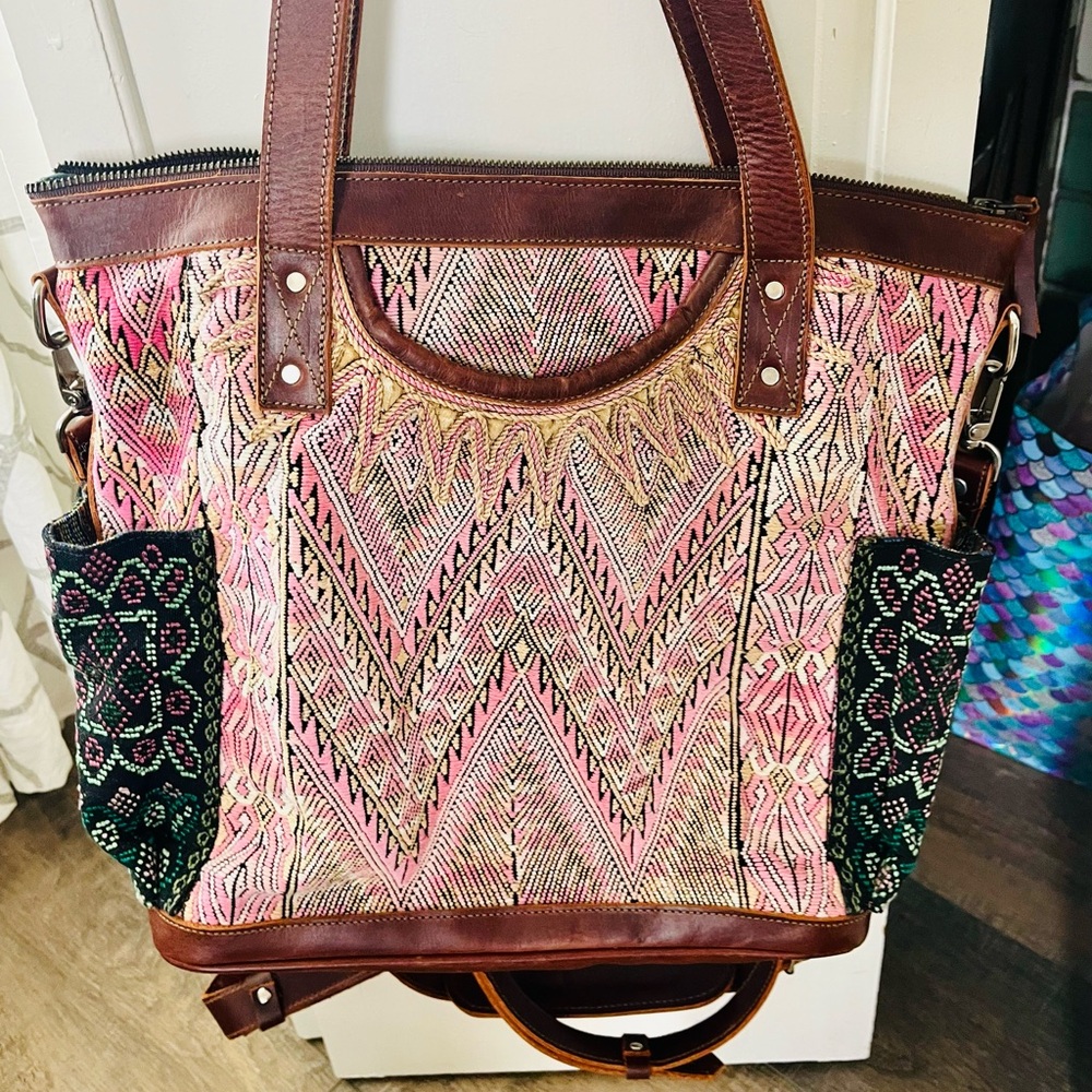 Little Guatemala Artisan Huipil LG Convertible Bag
